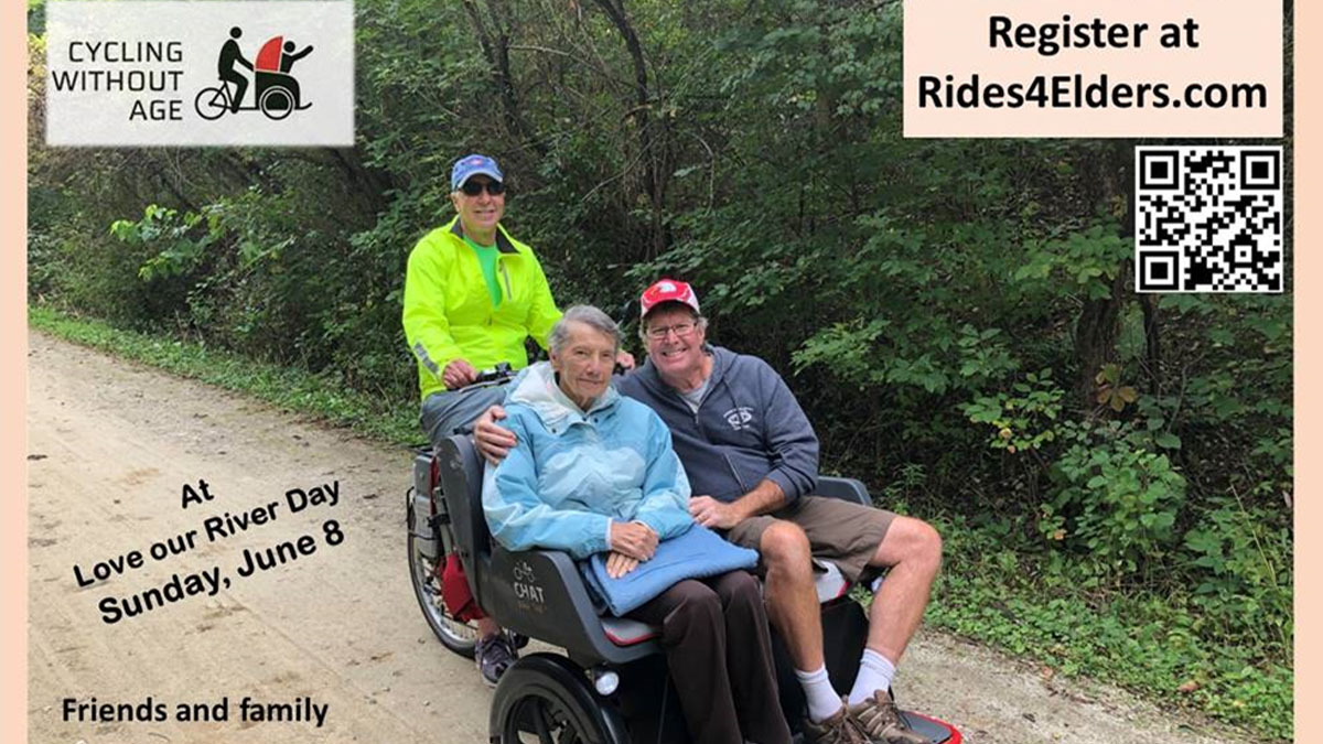 Cycling Without Age: Free Trishaw Rides for Seniors in McHenry